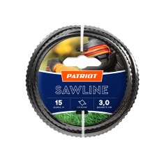 Леска Sawline D 3,0 мм L 15 м (квадрат, пилообразный профиль, черная) Леска Sawline D 3,0 мм L 15 м (квадрат, пилообразный профиль, черная)