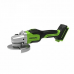 Угловая шлифовальная машина, аккумуляторная Greenworks GD24AG, 24V (125 мм) бесщеточная c 1хАКБ 2 А.ч и ЗУ в сумке Угловая шлифовальная машина, аккумуляторная Greenworks GD24AG, 24V (125 мм) бесщеточная c 1хАКБ 2 А.ч и ЗУ в сумке