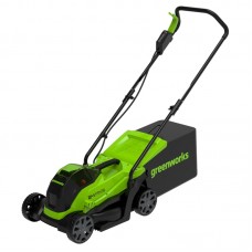 Газонокосилка Greenworks 24V GD24LM33 (33 см) бесщеточная аккумуляторная Газонокосилка Greenworks 24V GD24LM33 (33 см) бесщеточная аккумуляторная