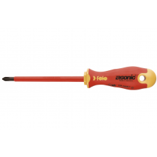 Диэлектрическая отвертка Felo Ergonic крестовая (PH 0X60) 41400190 Диэлектрическая отвертка Felo Ergonic крестовая (PH 0X60) 41400190