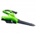 Воздуходув-пылесос Greenworks GD40BVIIK5 40V (280 км/ч) бесщеточный аккумуляторный с 5 Ач АКБ И ЗУ Воздуходув-пылесос Greenworks GD40BVIIK5 40V (280 км/ч) бесщеточный аккумуляторный с 5 Ач АКБ И ЗУ