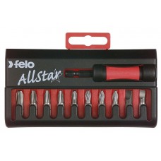 Набор бит Felo Industrial с держателем бит Star (SL/PH/PZ), 11 шт в кейсе 02090116 Набор бит Felo Industrial с держателем бит Star (SL/PH/PZ), 11 шт в кейсе 02090116