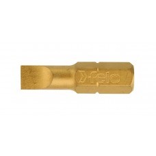 Бита Felo TiN плоская шлицевая (5,5X1,0X25), 10 шт 02052070 Бита Felo TiN плоская шлицевая (5,5X1,0X25), 10 шт 02052070