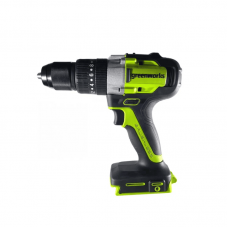 Дрель-шуруповерт ударная Greenworks GD24DD60 24V (60 Нм) аккумуляторная бесщеточная Дрель-шуруповерт ударная Greenworks GD24DD60 24V (60 Нм) аккумуляторная бесщеточная