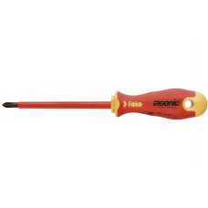 Диэлектрическая отвертка Felo Ergonic крестовая (PH 1X80) 41410290 Диэлектрическая отвертка Felo Ergonic крестовая (PH 1X80) 41410290