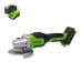 Угловая шлифовальная машина, аккумуляторная Greenworks GD24AG, 24V (125 мм) бесщеточная c 1хАКБ 2 А.ч и ЗУ в сумке Угловая шлифовальная машина, аккумуляторная Greenworks GD24AG, 24V (125 мм) бесщеточная c 1хАКБ 2 А.ч и ЗУ в сумке