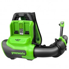 Воздуходувка ранцевая Greenworks 40V (281 км/ч) бесщеточная аккумуляторная Воздуходувка ранцевая Greenworks 40V (281 км/ч) бесщеточная аккумуляторная