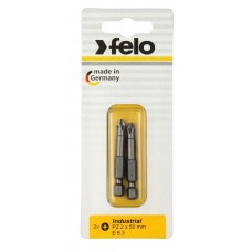 Бита Felo Industrial крестовая (PZ 2X50), 2 шт в блистере 03102536 Бита Felo Industrial крестовая (PZ 2X50), 2 шт в блистере 03102536
