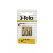 Биты TX15/TX20/TX25 25мм, серия Industrial, 3 шт в блистере Felo 02693316 Биты TX15/TX20/TX25 25мм, серия Industrial, 3 шт в блистере Felo 02693316