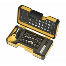 Felo Набор бит HEX/XZN/TX TR/TS/Tri/SPANNER/CLUTCH/BH с рукояткой ERGONIC и битодержателем в кейсе, 30 шт 02073016 Felo Набор бит HEX/XZN/TX TR/TS/Tri/SPANNER/CLUTCH/BH с рукояткой ERGONIC и битодержателем в кейсе, 30 шт 02073016