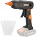 Клеевой пистолет аккумуляторный WORX WX045.9 Клеевой пистолет аккумуляторный WORX WX045.9