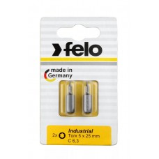 Бита серии Industrial TX 5х25, 2шт на блистере Felo 02605036 Бита серии Industrial TX 5х25, 2шт на блистере Felo 02605036