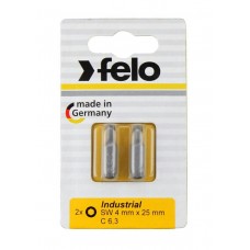 Бита Felo шестигранная (4 мм), 2 шт в блистере 02440036 Бита Felo шестигранная (4 мм), 2 шт в блистере 02440036