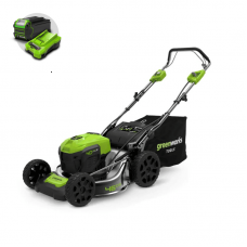 Самоходная газонокосилка Greenworks GD40LM46SP 40V (46 см) аккумуляторная Самоходная газонокосилка Greenworks GD40LM46SP 40V (46 см) аккумуляторная