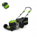 Самоходная газонокосилка Greenworks GD40LM46SP 40V (46 см) аккумуляторная Самоходная газонокосилка Greenworks GD40LM46SP 40V (46 см) аккумуляторная