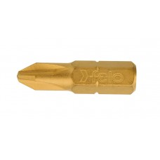 Бита крестовая серия TiN PH 2X25, 100 шт Felo 02202077 Бита крестовая серия TiN PH 2X25, 100 шт Felo 02202077