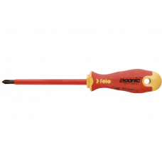 Диэлектрическая отвертка Felo Ergonic крестовая (PH 2X100) 41420390 Диэлектрическая отвертка Felo Ergonic крестовая (PH 2X100) 41420390