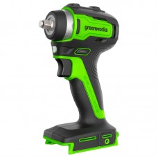 Гайковерт ударный Greenworks G24IW200 24V (200 Нм) бесщеточный аккумуляторный Гайковерт ударный Greenworks G24IW200 24V (200 Нм) бесщеточный аккумуляторный