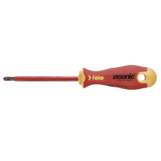 Диэлектрическая отвертка Felo Ergonic крестовая (+/- H 2X100) 41620390 Диэлектрическая отвертка Felo Ergonic крестовая (+/- H 2X100) 41620390