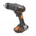 Дрель-шуруповерт ударная WORX WX370 20V (50Нм) аккумуляторная с двумя 2Ач АКБ и ЗУ Дрель-шуруповерт ударная WORX WX370 20V (50Нм) аккумуляторная с двумя 2Ач АКБ и ЗУ
