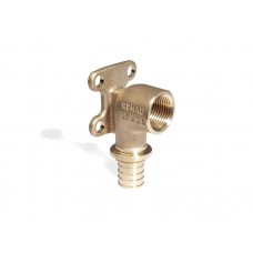 Угольник REHAU настенный ВР 20-1/2" квадратный фланец RX+, бронза Угольник REHAU настенный ВР 20-1/2" квадратный фланец RX+, бронза