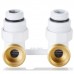 Узел нижнего подключения Royal Thermo угловой 1/2"х3/4" EK (белый)