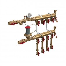 Узел коллекторный Giacomini отопления этажный, подкл. тип B2 1"1/4 x 3/4" / 10 (DN40), GE553Y740 Узел коллекторный Giacomini отопления этажный, подкл. тип B2 1"1/4 x 3/4" / 10 (DN40), GE553Y740