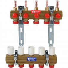 Узел коллекторный Giacomini сборный с расходомерами 1" x 3/4"E /9 , R553FZY049 Узел коллекторный Giacomini сборный с расходомерами 1" x 3/4"E /9 , R553FZY049