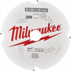 Диск пильный Milwaukee по фиброцементу для циркулярной пилы 190x30x1,8x4 10гр. Диск пильный Milwaukee по фиброцементу для циркулярной пилы 190x30x1,8x4 10гр.