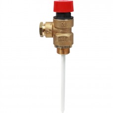 Клапан предохранительный Giacomini комбинированный 1/2" x ф 15 мм - 4 бар, R140PY021 Клапан предохранительный Giacomini комбинированный 1/2" x ф 15 мм - 4 бар, R140PY021