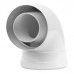 Колено для конденсационных котлов Royal Thermo диам. 80/125L MF 90гр Колено для конденсационных котлов Royal Thermo диам. 80/125L MF 90гр