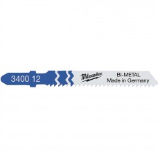 Полотно для лобзика Milwaukee T118BF 55мм биметаллические, упак_5 Полотно для лобзика Milwaukee T118BF 55мм биметаллические, упак_5