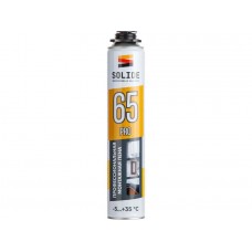 Пена монтажная профессиональная всесезонная SOLIDE Foam Pro 65 (750мл)