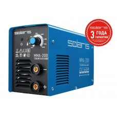 Инвертор сварочный SOLARIS MMA-200I
(230В; 20-200 А; 70В; электроды диам. 1.6-4.0 мм; вес 3.4 кг) Инвертор сварочный SOLARIS MMA-200I
(230В; 20-200 А; 70В; электроды диам. 1.6-4.0 мм; вес 3.4 кг)