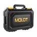 Аккум. дрель-шуруповерт MOLOT MBD 1215 Li в чем.
(БЕСЩЁТ., 12 В, 2 акк., 2 А/ч Li-Ion, 2 скор., 35 Нм)