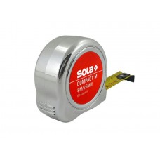 Рулетка 8м/25мм "Compact M" COM 8m (SOLA) Магнитный наконечник Рулетка 8м/25мм "Compact M" COM 8m (SOLA) Магнитный наконечник