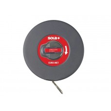 Мерная лента 30м стальн., стальн. корпус Euromet EX 30 (SOLA) (быт.)