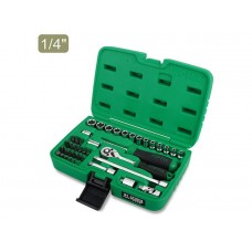 Набор головок 1/4" 4-14мм 41предм. 6гр. TOPTUL (GCAI4102)