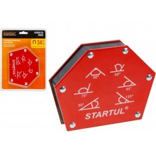 Угольник магнитный для сварки 34кг STARTUL PROFI (ST8540-34)
(струбцина магнитная)