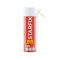 Пена монтажная бытовая всесезонная STARFIX Straw Foam (500мл)
(Выход пены до 25 литров)