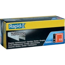 RAPID тип 53 (A / 10 / JT21), 14 мм, 5000 шт., супертвердые, профессиональные, тонкие скобы 11860410 RAPID тип 53 (A / 10 / JT21), 14 мм, 5000 шт., супертвердые, профессиональные, тонкие скобы 11860410