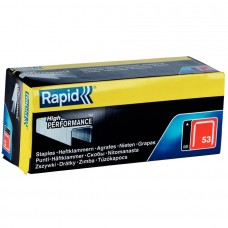 RAPID тип 53 (A / 10 / JT21), 8 мм, 5000 шт., супертвердые, профессиональные, тонкие скобы 11857050 RAPID тип 53 (A / 10 / JT21), 8 мм, 5000 шт., супертвердые, профессиональные, тонкие скобы 11857050