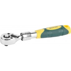KRAFTOOL 1/4", 72 зубца, Cr-V сталь, трещотка для торцовых головок телескопическая 27798-1/4 KRAFTOOL 1/4", 72 зубца, Cr-V сталь, трещотка для торцовых головок телескопическая 27798-1/4
