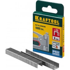 KRAFTOOL скобы тип 53 (A / 10 / JT21), 8 мм, 1000 шт., скобы супертвердые 31670-08 Pro KRAFTOOL скобы тип 53 (A / 10 / JT21), 8 мм, 1000 шт., скобы супертвердые 31670-08 Pro