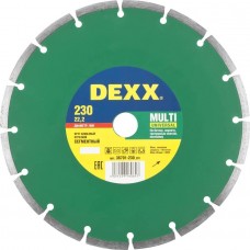 DEXX Ø 230х22.2 мм, алмазный, сегментный, круг отрезной для УШМ 36701-230_z01 DEXX Ø 230х22.2 мм, алмазный, сегментный, круг отрезной для УШМ 36701-230_z01