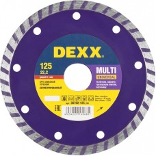 DEXX Ø 125х22.2 мм, алмазный, сегментный, круг отрезной для УШМ 36702-125_z01 DEXX Ø 125х22.2 мм, алмазный, сегментный, круг отрезной для УШМ 36702-125_z01