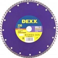 DEXX Ø 230х22.2 мм, алмазный, сегментный, круг отрезной для УШМ 36702-230_z01 DEXX Ø 230х22.2 мм, алмазный, сегментный, круг отрезной для УШМ 36702-230_z01