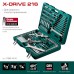 KRAFTOOL X Drive, 216 предм., (1/2"+3/8"+1/4"), Универсальный набор инструмента (27888-H216) KRAFTOOL X Drive, 216 предм., (1/2"+3/8"+1/4"), Универсальный набор инструмента (27888-H216)