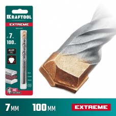 KRAFTOOL 7 х 100 мм, 3-х гранный хвостовик, сверло по бетону EXTREME 29166-100-07 KRAFTOOL 7 х 100 мм, 3-х гранный хвостовик, сверло по бетону EXTREME 29166-100-07
