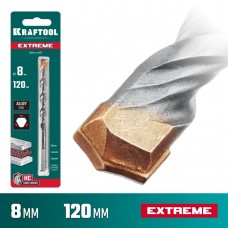 KRAFTOOL 8 х 120 мм, 3-х гранный хвостовик, сверло по бетону EXTREME 29166-120-08 KRAFTOOL 8 х 120 мм, 3-х гранный хвостовик, сверло по бетону EXTREME 29166-120-08